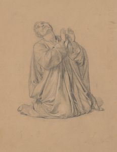 Study of the figure of St. Matthias to the painting ‘Martyrdom of St. Matthias’