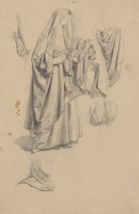 Study of the figure of the Virgin Mary for the painting ‘Three Marys’