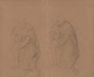 Study of the king’s figure for the painting ‘Death of Barbara Radziwiłł’