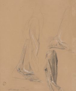 Study of the queen figure for the painting ‘Queen Jadwiga’s Oath’