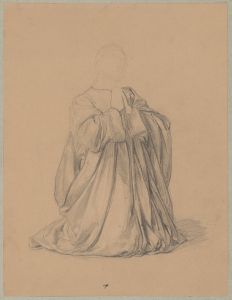 Study of the robes of St. Matthias to the painting ‘Martyrdom of St. Matthias’