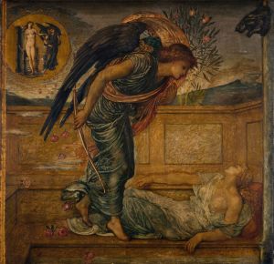 Cupid Finding Psyche Asleep by a Fountain