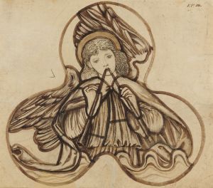 Angel Playing on Pipes