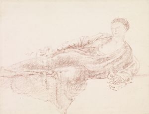 Female – Drapery Study of a Reclining Figure