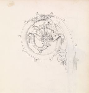 Sketchbook – Study for Head of Crozier