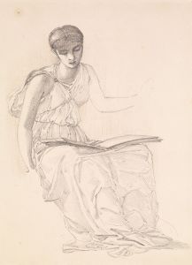 The Fates – Study of Drapery for Figure of Clotho