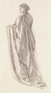 Female – Drapery Study – background figure for St Theophilus and the Angel