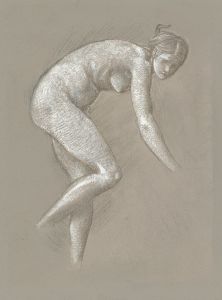 Female nude study