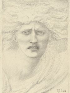 Study for the head of Medusa for ‘The Finding of Medusa’