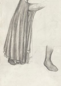 Figure studies for ‘Clerk Saunders’