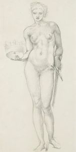 ‘Justice’, Study for a stained glass window in Kolkata Cathedral