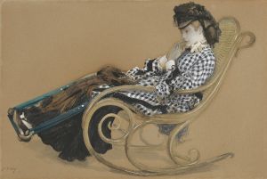 Young Woman in a Rocking Chair, study for the painting ‘The Last Evening’