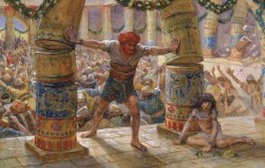 Samson Puts Down the Pillars