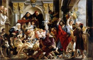 Jesus Driving The Merchants From The Temple