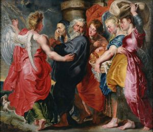 The Flight Of Lot And His Family From Sodom
