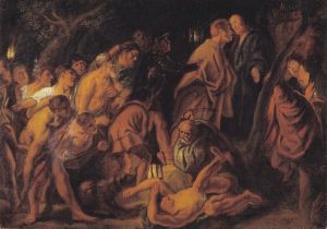 The Betrayal and Arrest of Christ in Gethsemane