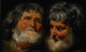 Two Studies of the Head of an Old Man
