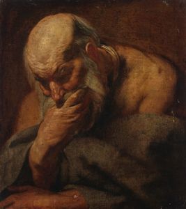 Head of a bearded man, possibly an apostle