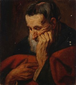 Head of a bearded man, possibly an apostle