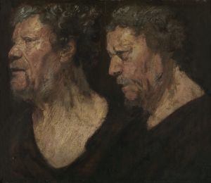 Studies of the head of Abraham Grapheus