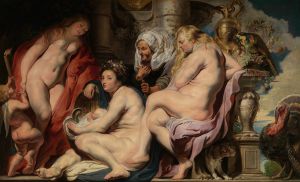 The Daughters of Cecrops Finding the Child Erichthonius