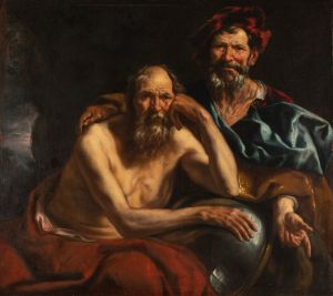 Democritus and Heraclitus