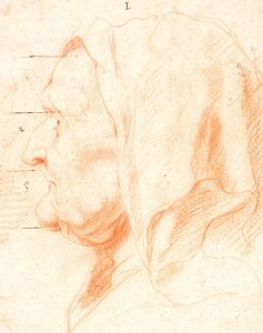 Head of an Old Woman, in Left Profile