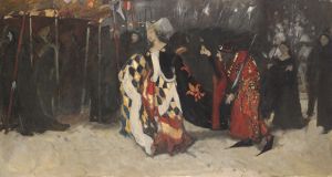 Compositional Study, for Richard, Duke of Gloucester, and the Lady Anne