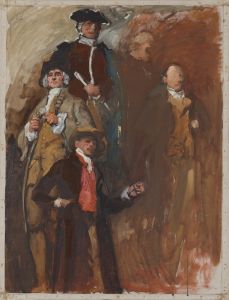 Figure Study, for The Apotheosis of Pennsylvania, House of Representatives Chamber, Pennsylvania State Capitol, Harrisburg