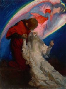 Study for Amfortas Released by Galahad, in The Quest and Achievement of the Holy Grail