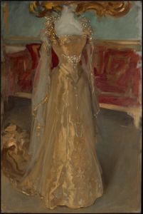 Drapery Study of Queen Alexandra’s Dress, for The Coronation of King Edward VII