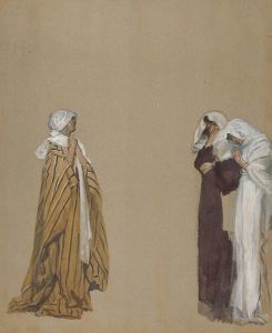 Study. Three figures