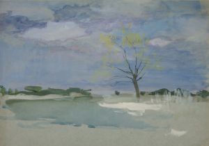 Landscape with tree