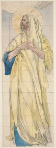Study for Louis Comfort Tiffany’s center window for ‘Children’s Window’, St. Peter’s Church, Morristown, NJ