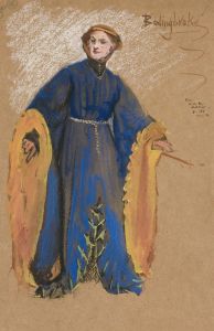 Bolingbroke, costume sketch for King Richard II