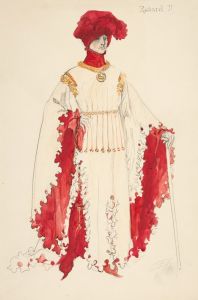 Richard II , costume sketch for Henry Irving’s 1898 Planned Production of Richard II
