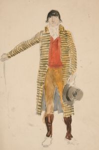 Sketch of a man – costume study for La Tosca II