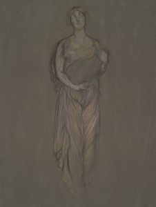 Early study for ‘The Infancy of Galahad’