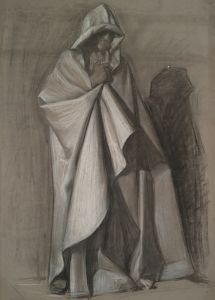 Joseph of Arimathea, Figure study for [The Arthurian Round Table’