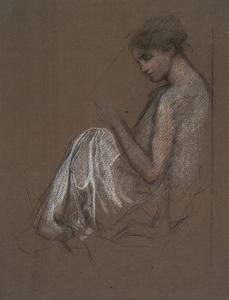 Seated female figure