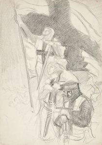 Study for ‘Crusaders Sighting Jerusalem’