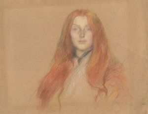 Study for head of Ophelia