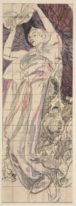 Study for Louis Comfort Tiffany’s center window for ‘Children’s Window’ , St. Peter’s Church, Morristown, NJ