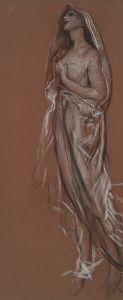 Study for the figure of 4 am in ‘The Hours’ ceiling mural, House Chamber, Pennsylvania State Capitol at Harrisburg