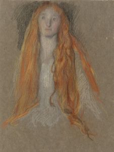 Study for the Head of Ophelia, in The Play Scene, in Hamlet