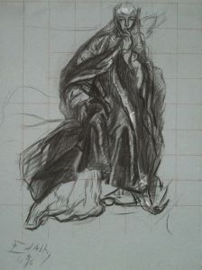Study for the Queen, from The Play Scene, Hamlet, act 3, scene 2