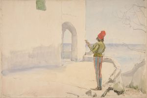 Study for ‘Wandering Minstrel’
