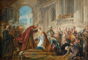 The crowning of Esther