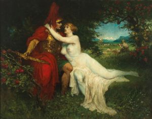 Tannhäuser and Venus in the Venusberg, scene from Richard Wagner’s opera