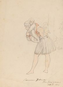 Study after Gozzoli